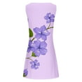 thumbnail image 4 of mtvxesu Robe d'Été, Robe Débardeur d'Été Décontractée Ample à Imprimé Floral pour Femme, Robe de Plage Ajourée Sans Manches, Robes pour le Travail, 4 of 5