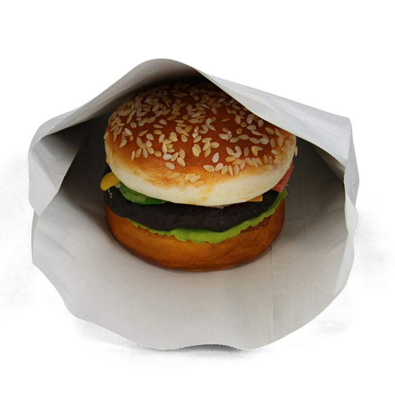 Spec101 Foil Paper Sandwich Wrappers - 100ct Barbeque Burger Holder Foil Sheets