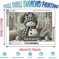 thumbnail image 3 of Winter Cute Snowman Diamond Art Kits for Adults - Christmas 5D Diamond Painting Kits Full Drill Crystal Rhinestone Gem Art Craft Kits for Home Wall Decor 16X20Inch, 3 of 6