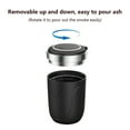thumbnail image 6 of Car Ashtray under $5! Yannianjz Car Ashtray with LED Light, Portable Ashtray with Lid for Car Home, Stainless Steel Ashtray with Detachable Design, Smokeless Ashtray for Indoor Outdoor, 6 of 7