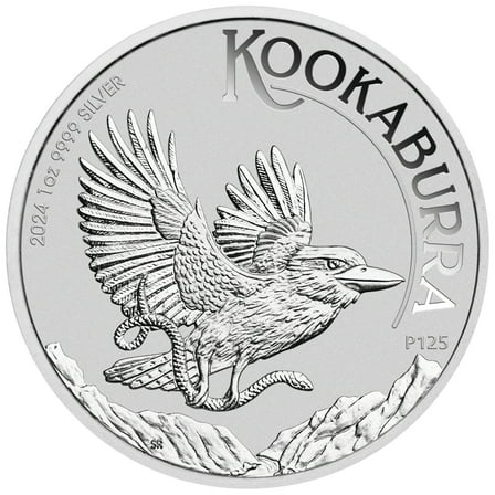 2024 1 oz .999 Fine Silver Australian $1 Kookaburra BU - In Capsule