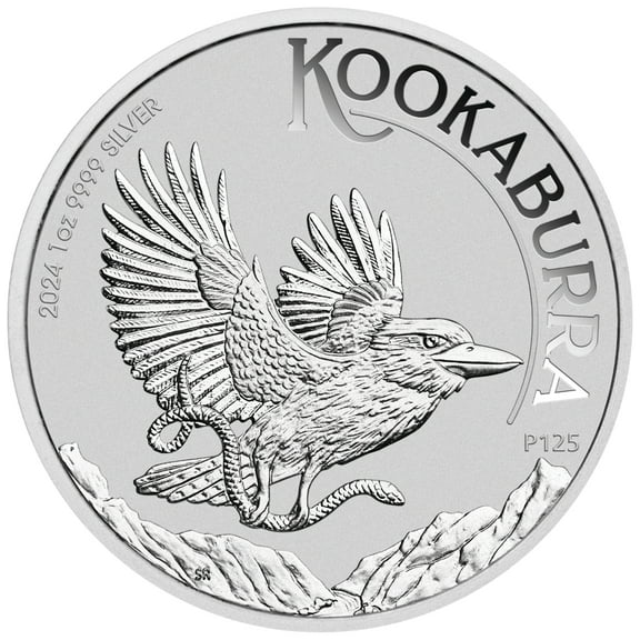 2024 1 oz .999 Fine Silver Australian $1 Kookaburra BU - In Capsule