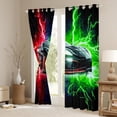 thumbnail image 3 of Castle Fairy Racing Car Curtains Pack of 2 (42x84 Each),Lightning Curtains Blackout, 3 of 6