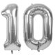 thumbnail image 1 of Globos numéricos LVMOQIQIU para 10 cumpleaños, plata, 40 cm, 2 unidades, 1 of 7