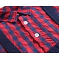thumbnail image 6 of GDEGE Toddler Kids Child Baby Boys Long Sleeve Plaid Patchwork Romper Bodysuit Outfits Casual Jumpsuit Beautiful Fashion Jumpsuit Home Party Jumpsuit, 6 of 10