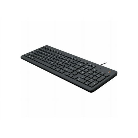 HP 150 Wired Keyboard - Cable Connectivity - USB Type A Interface - PC 664R5AA#ABL