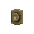 thumbnail image 3 of Single Cylinder Deadbolt Camelot Rose - Antique Brass, 3 of 6
