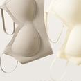 thumbnail image 6 of qelini Wireless Push up Bras for Women Seamless Breathable Everyday T-Shirt Bra with Shimmer Detail & Adjustable Straps, 6 of 7