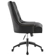 thumbnail image 3 of Modway Regent Tufted Vegan Leather Office Chair in Black Black, 3 of 9