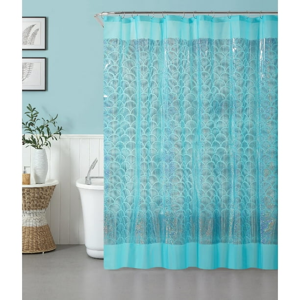 Mainstays Mermaid Peva Shower Curtain