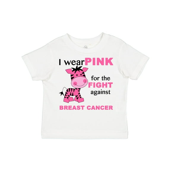 Inktastic I wear PINK for the fight against Breast Cancer Boys or Girls Toddler T-Shirt