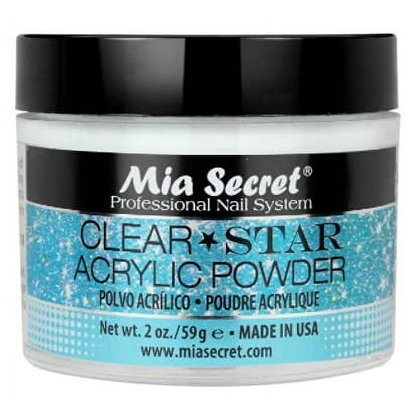 Mia Secret Acrylic Powder - Clear Star 2oz