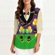 thumbnail image 1 of TaTaai Ladies Mardi Gras Printed Long Sleeve Loose Casual Shirt Unisex Lapel Fashion Blouse Holiday Top for Daily Office Party Streetwear Spring Summer Wear Gift, 1 of 9