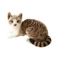 thumbnail image 2 of PENGXIANG Jouets en Peluche Chat Poupée Réaliste Simulation Adorable Chats Siamois pour Enfants Adultes StyleA, 2 of 9