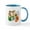 White/Blue Inside, variant on CafePress - Slainte Mugs - 11 oz Ceramic Mug - Novelty Coffee Tea Cup