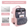 thumbnail image 2 of Mochila de viaje Hanples Carry On 35L impermeable para mujer, 2 of 9