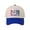 Blue, variant on Color Blocked Hat Number Printed Soccer Fans Baseball Cap Adjustable Football Supporters Soccer Hat for Men Women