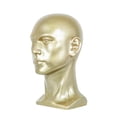 thumbnail image 2 of Serenable Male Mannequin Head Freestanding Stand for Making Market Barber Shop Champagne Gold, 2 of 10