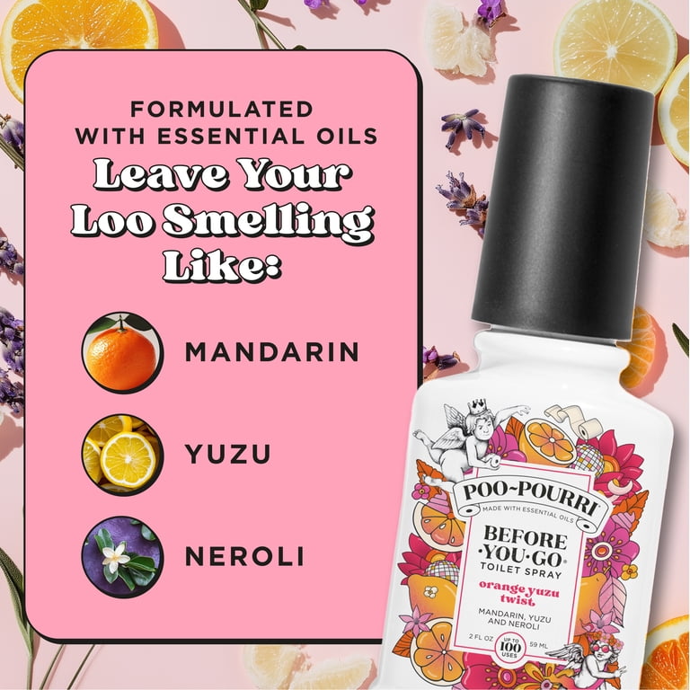 Poo-Pourri, Toilet Spray, 2 fl oz, Orange Yuzu Twist Limited