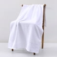 thumbnail image 2 of Yomiee Extra Large 35X71 Inch Cotton Bath Towels, Oversized Bath Sheet Towels For Adults Thick Cotton, Ultra Soft & Absorbent, Quick Dry Light Gray Towels For Bathroom, Gym, Spa, Pool, Hotel, 2 of 9
