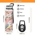 thumbnail image 3 of Birds Butterflies Flowers Sports Water Bottle Portable Travel Mug 32oz BPA Free Leak Proof Straw Transparent Tritan for Gym Yoga Cycling Camping, 3 of 7