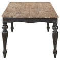 thumbnail image 4 of Bridget 6-piece Rectangular Dining Set Brown Brushed and Charcoal Sandthrough, 4 of 4