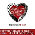 thumbnail image 5 of PMU Valentine’s Day Happy Valentine’s Day Black Hearts 18 Inch Mylar-Foil Balloon Valentine's Day, Proposal, Special Events, Photo Props Party Decoration and Accessories (10/Pkg) Pkg/1, 5 of 9