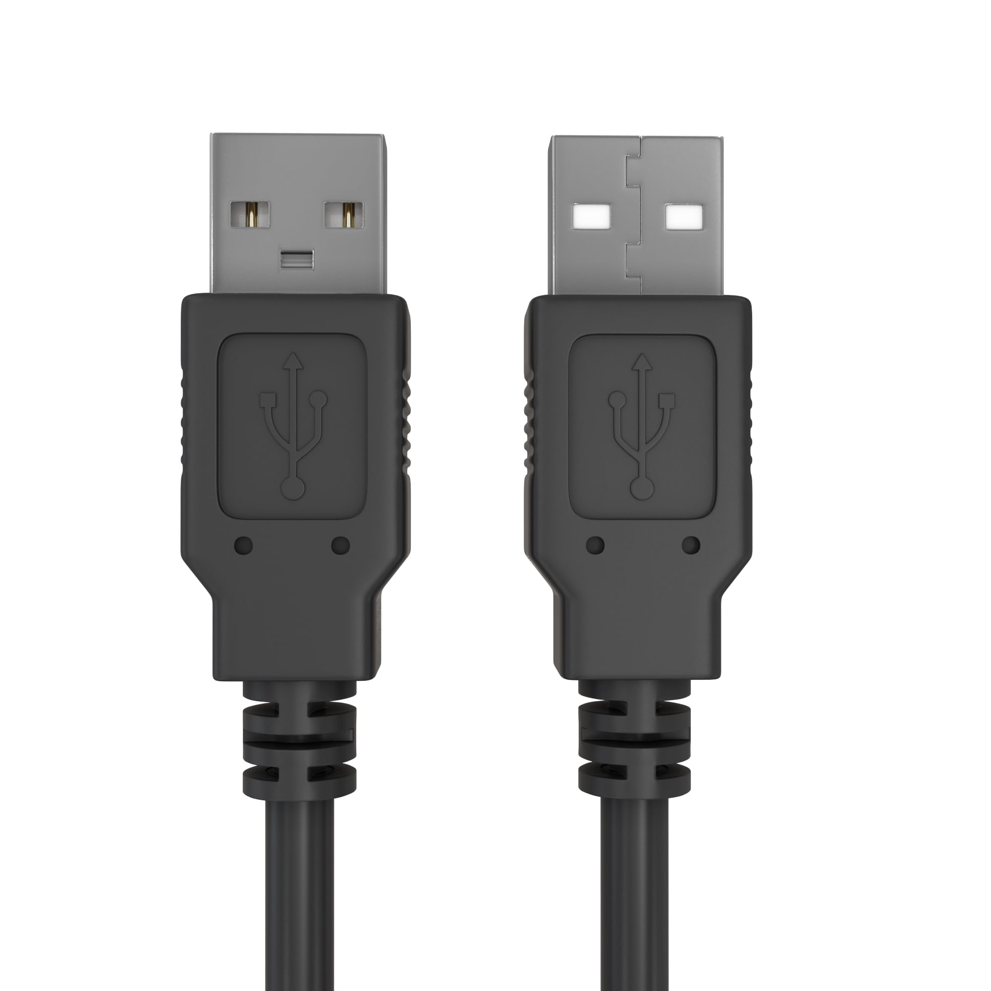 USB to USB Cable 6ft USB A to A Male to Male USB 2.0 Cable Data Transfer USB Cord for Laptop,PC,USB Hub,Hard Drive,Laptop Cooler - Black