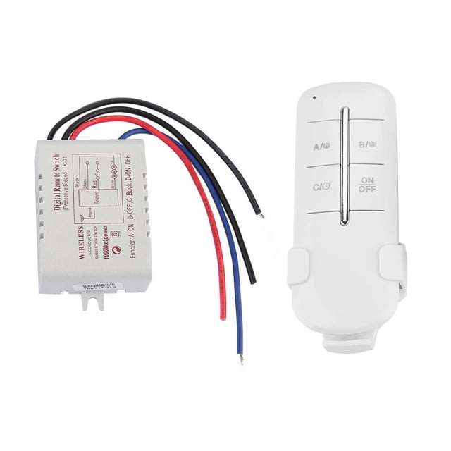 Interruptor, ON/OFF AC180-240V Receptor inalámbrico Interruptor de lámpara de control remoto Interruptor de control remoto Resultados impresionantes