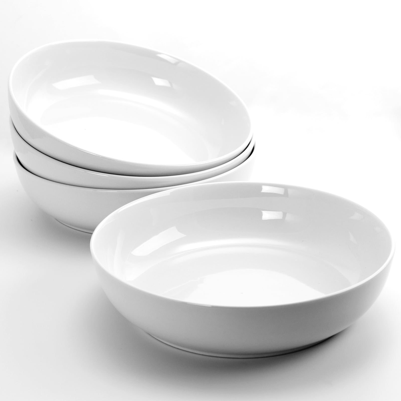 Gibson Home Zen Buffet 4-Piece Dinner Bowl Set - White