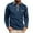 Dark Blue, variant on Zylanna Men's Long Sleeve Polo Shirts with Chest Pocket, Solid Slim Fit Spring Fall Turndown Collar Casual Pullover Tops for Man Dark Gray