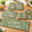 Sage Green, variant on 10 Pack Kitchen Decor And Accessories Set Pink Retro