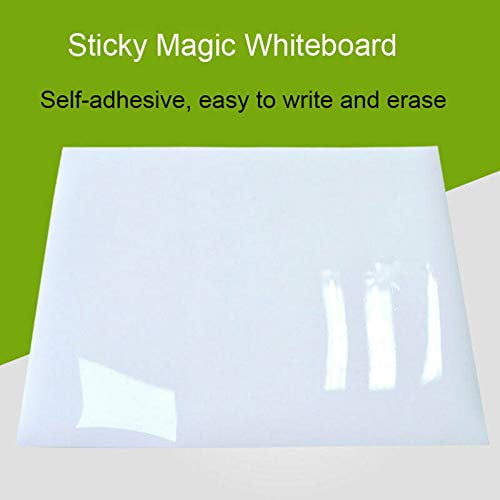 Adhesive White Sticky Sheets,Removable, Erasable, Whiteboard Paper for Office, School, Home (1