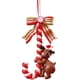 thumbnail image 1 of Adornos navideños con colgante de ciervo, colgante de árbol de Navidad, regalo para amigos y familiares, rojo, blanco, marrón, 1 Uds., 1 of 5