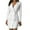 White, variant on lcziwo Deals of the Day Women's Formal Blazer Dress Bodycon Button Up Slim Style Long Sleeve Mid Dresses Business Work Office Pencil Dress with Pockets 2024 Black,XL