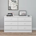 thumbnail image 2 of Prepac Astrid White 6-Drawer Dresser, 2 of 9