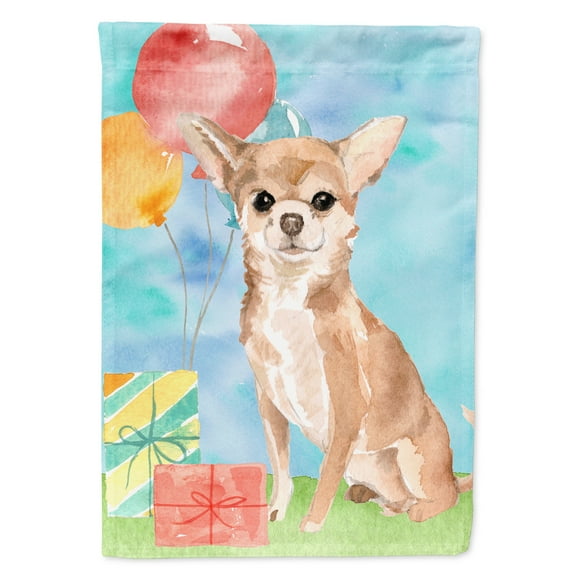Happy Birthday Chihuahua Garden Flag