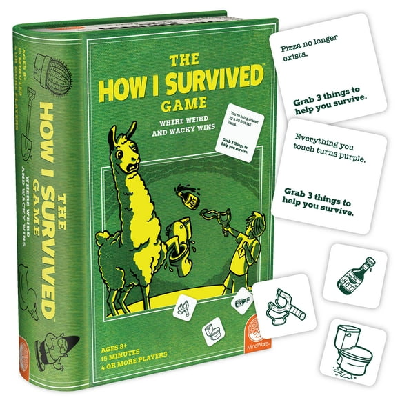 Mindware The How I Survived Game - Divertido juego de cartas para niños y adultos - Ríete hasta llorar Juego de humor infantil súper divertido - Regalo para niños y niñas a partir de 8 años