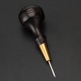 thumbnail image 3 of Herramienta de con de , punzón para rascar en apariencia de calabaza cónica para artesanal de material cuero con forma de diamante para Marrón oscuro de 3 mm Gloria Punzón de costura, 3 of 9