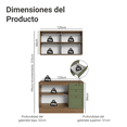 thumbnail image 2 of Cocina Integral Completa Modular Madesa Vik 120cm MV, 2 of 3