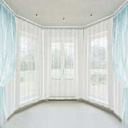 Flexible Bendable Ceiling Curtain Track, 5 Meters (16.4FT), Ceiling Track Ceiling Mount for Curtain Rail with Track Curtain System, RV Curtain Track, Room Divider, Ceiling Track for Curtains
