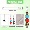 thumbnail image 4 of Beadable Keychains Include 15 Keychains 15 Gift Bags for Beads Bulk Blank Bar ID Name Badge Reels with Belt Clip Beadable Items for Nurse Teacher Office Jewelry DIY Gift, 4 of 6