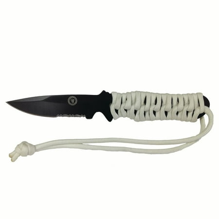 UST Ultimate Survival Technologies Para Knife FS 3.0 Glo, Paracord Handle with Fire Starter, 3