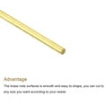 thumbnail image 3 of Brass Rod,Brass Solid Round Rod 1.5mm x 200mm Lathe Bar Stock 10pack, 3 of 4