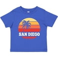 thumbnail image 3 of Inktastic San Diego California Vacation Retro Sunset Boys or Girls Toddler T-Shirt, 3 of 5