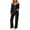 Black, variant on WRKEKC Womens Pajama Sets Off Shoulder Long Sleeve Top with Pants Loungewear Sleepwear Set Soft Cotton Winter Pajama