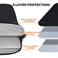 thumbnail image 4 of 15.6 Inch Laptop Sleeve Case Shoulder Bag Lightweight Waterproof Multi-Pocket Messenger Bag, 4 of 6