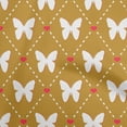 thumbnail image 1 of oneOone Silk Tabby Dark Mustard Fabric Check Fabric For Sewing Printed Craft Fabric By The Yard 42 Inch Wide, 1 of 4