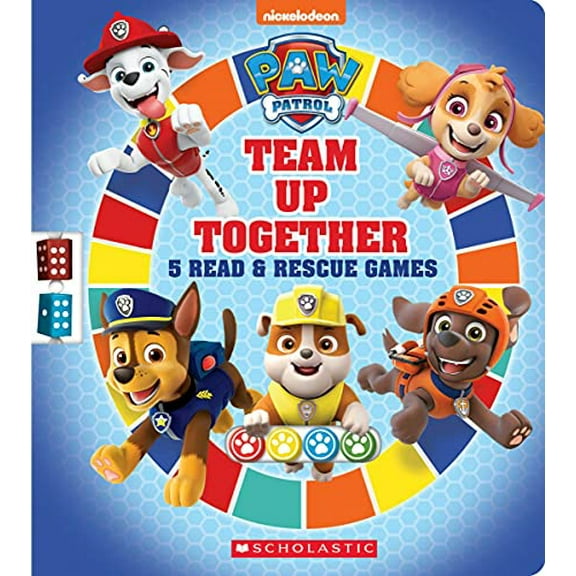 Pre-Owned Team Up Together: 5 Read & Rescue Games (Paw Patrol) (Paperback) 1338730371 9781338730371