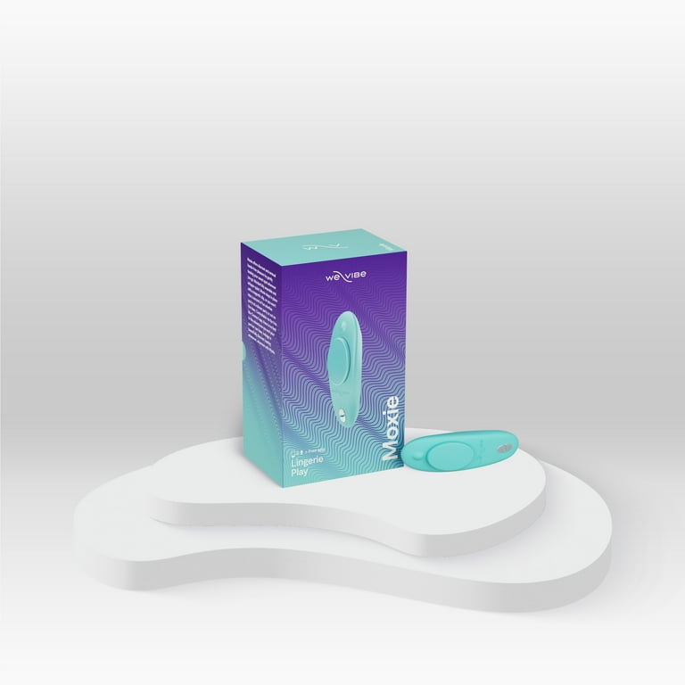 We-Vibe Moxie+ Wearable Panty Vibrator, Aqua - Walmart.com We-Vibe Moxie+ Wearable Panty Vibrator, Aqua - Walmart.com